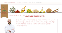 Desktop Screenshot of gourmet-flammkuchen.de