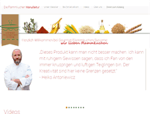 Tablet Screenshot of gourmet-flammkuchen.de